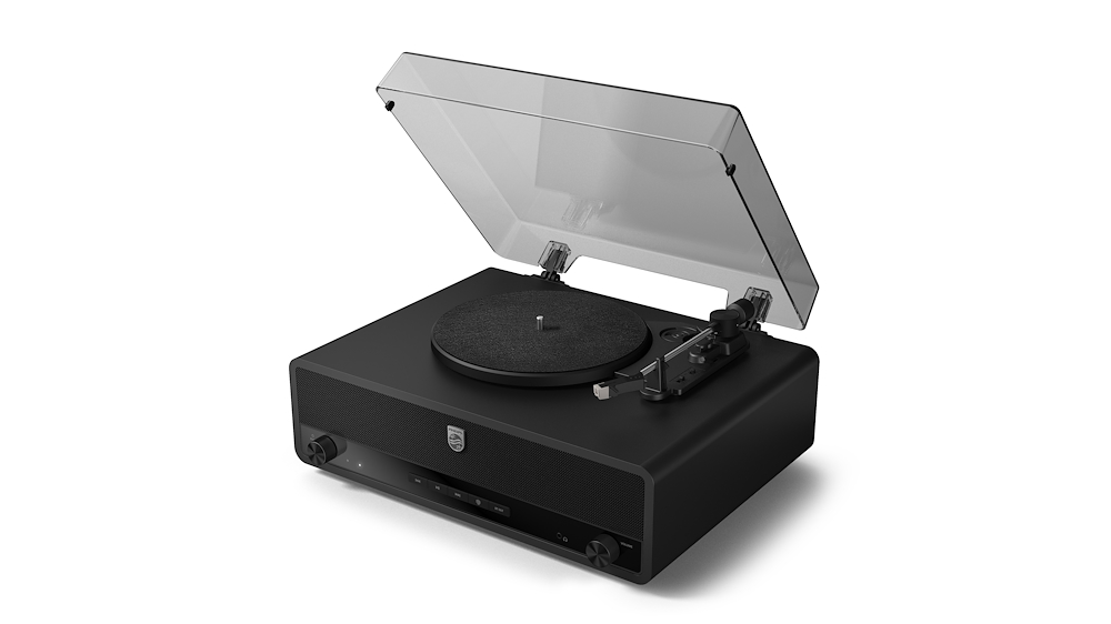 PHILIPS TAV3000B - Giradischi Bluetooth con Altoparlanti