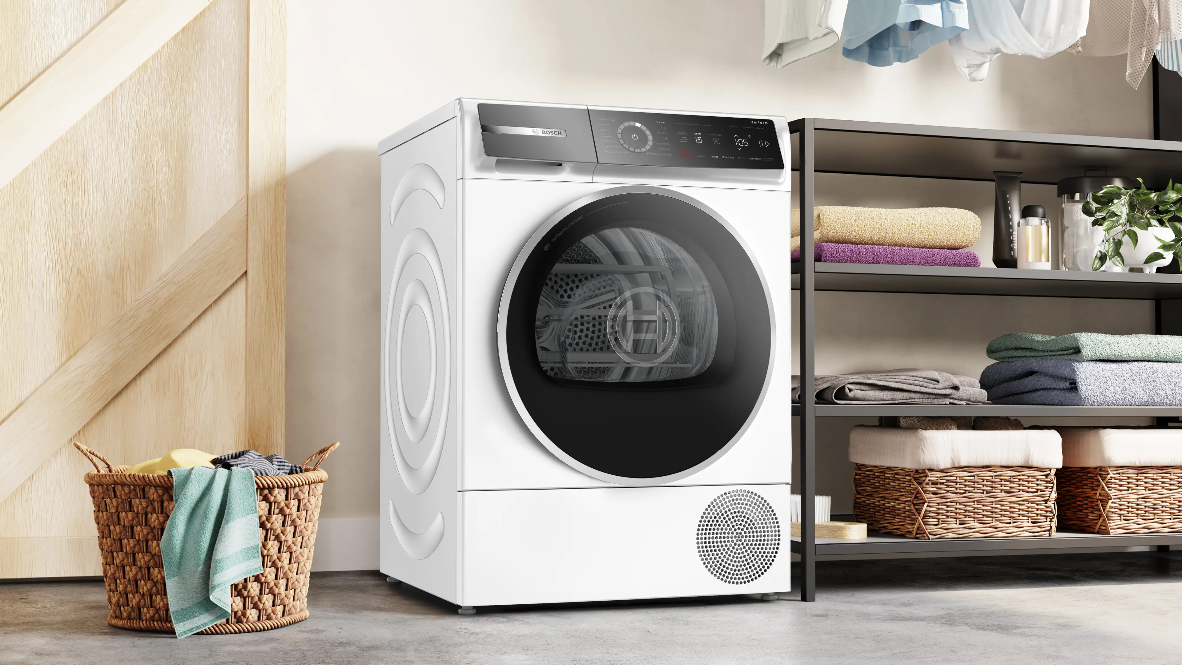 BOSCH WQB246C0II - Asciugatrice pompa di calore 9 kg Serie 8