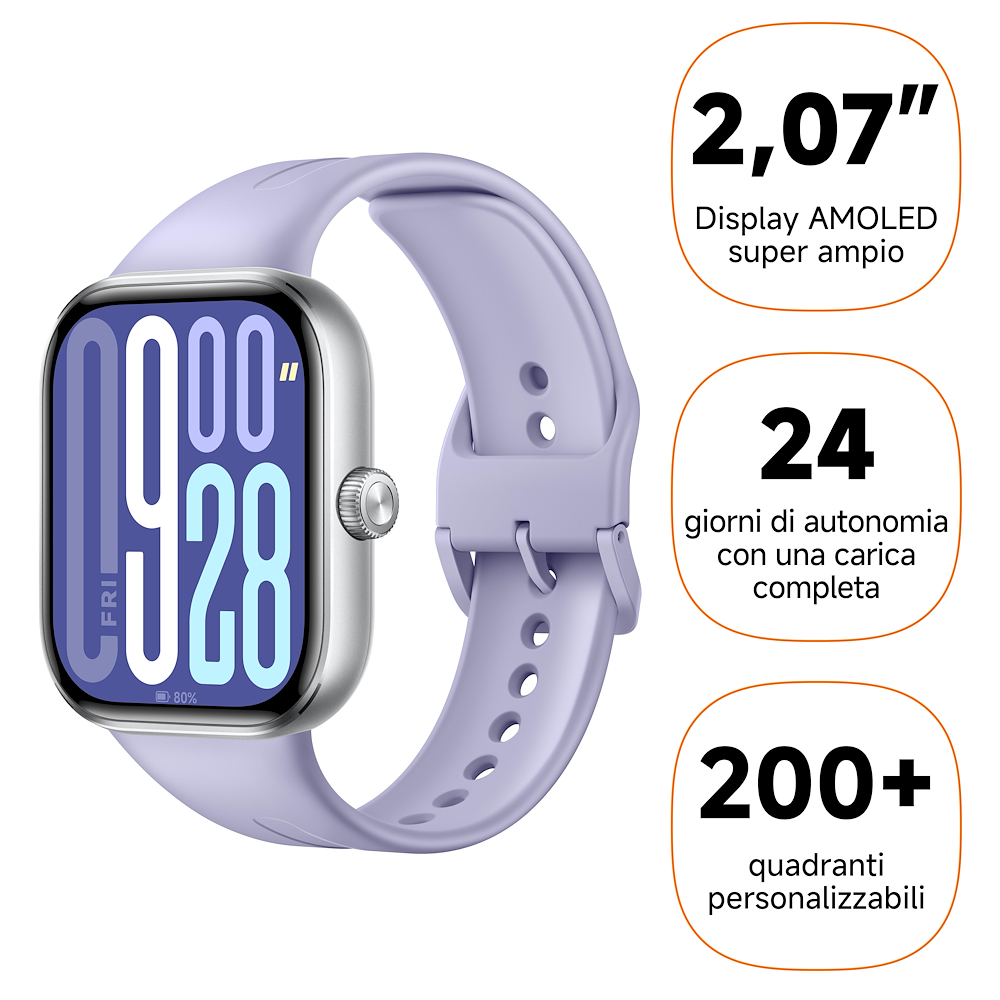 XIAOMI BHR9388GL - Redmi 5 Smartwatch Lavendel Lila