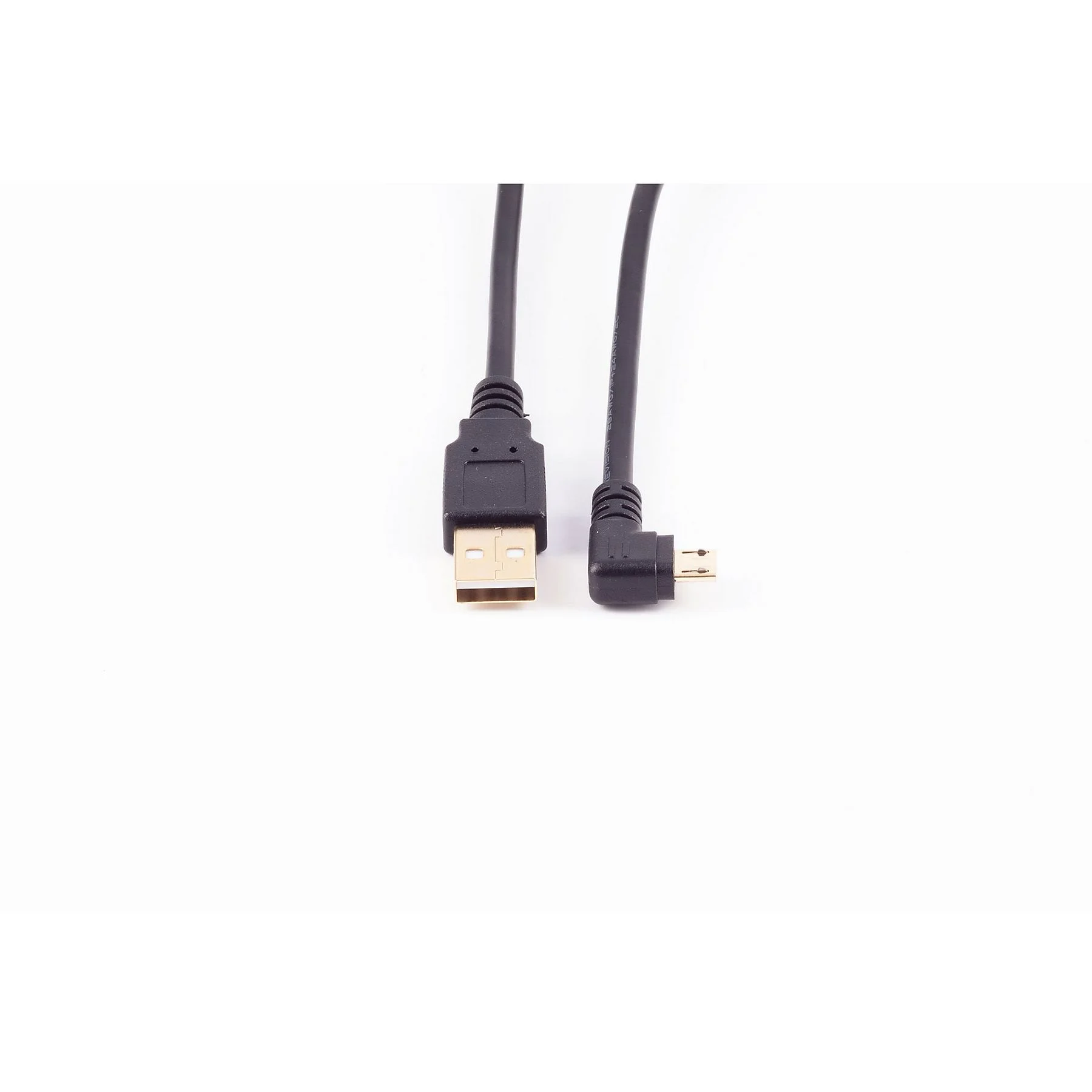 COM G229843 - USB 2.0 A-Stecker auf Micro-B-Stecker, gewinkelt, 1 m