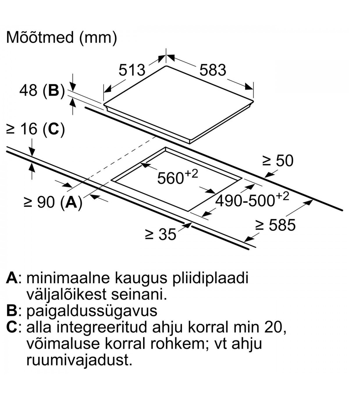 BOSCH PKN645BB2E - Bosch Serie 4 Elektro-Kochfeld 