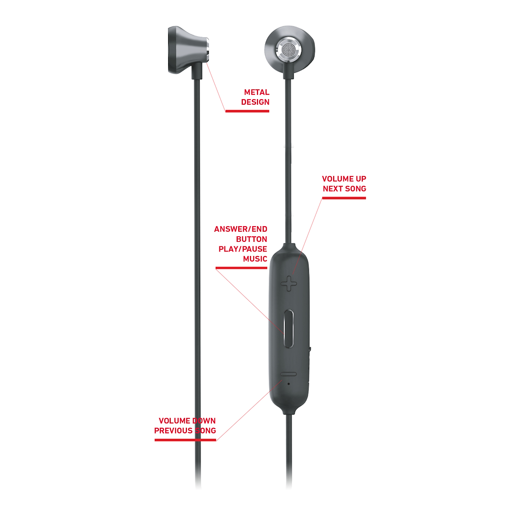 SBS TEEARBT701K - Bluetooth In-Ear-Kopfhörer mit Mikrofon