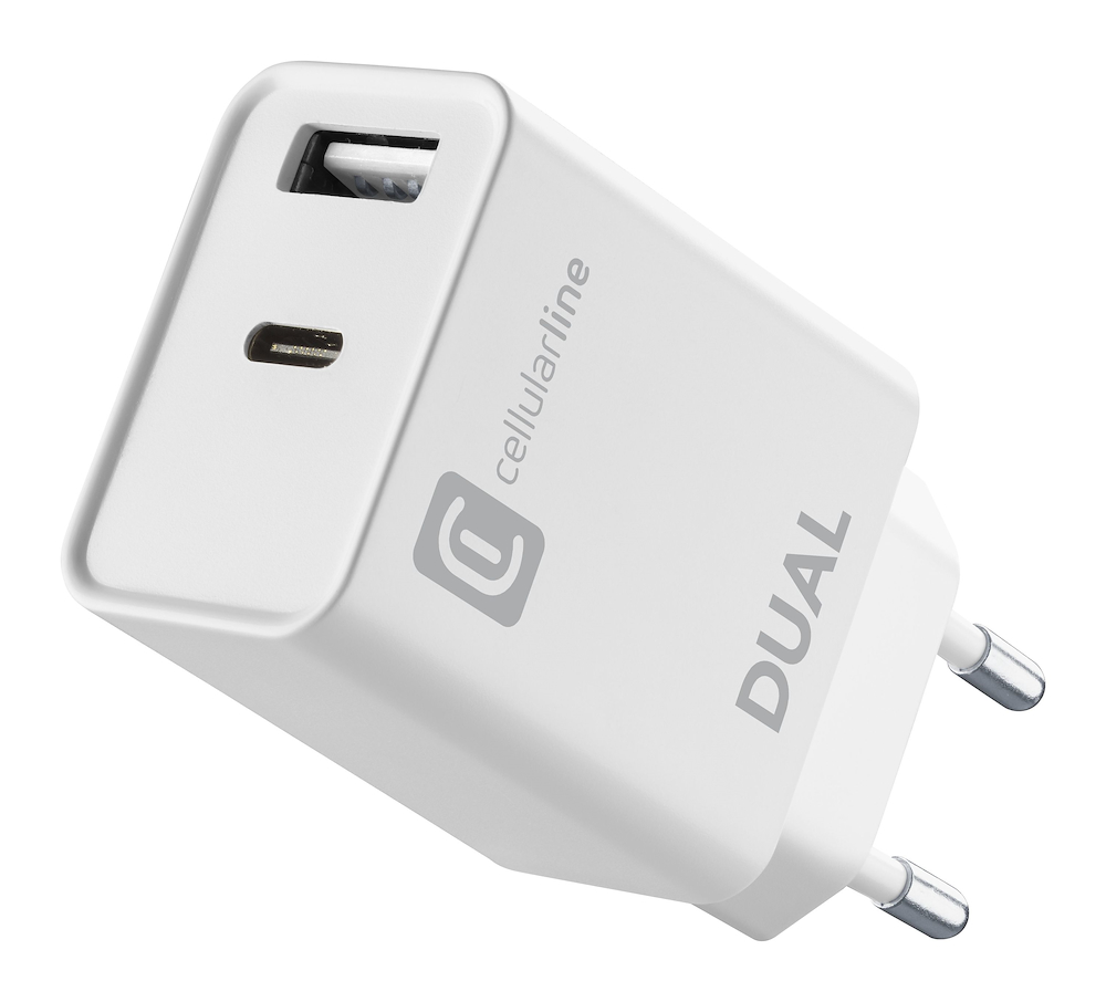 CELLULAR LINE ACHIPHUSB2PD20WW - Dual Charger Ladegerät für Apple