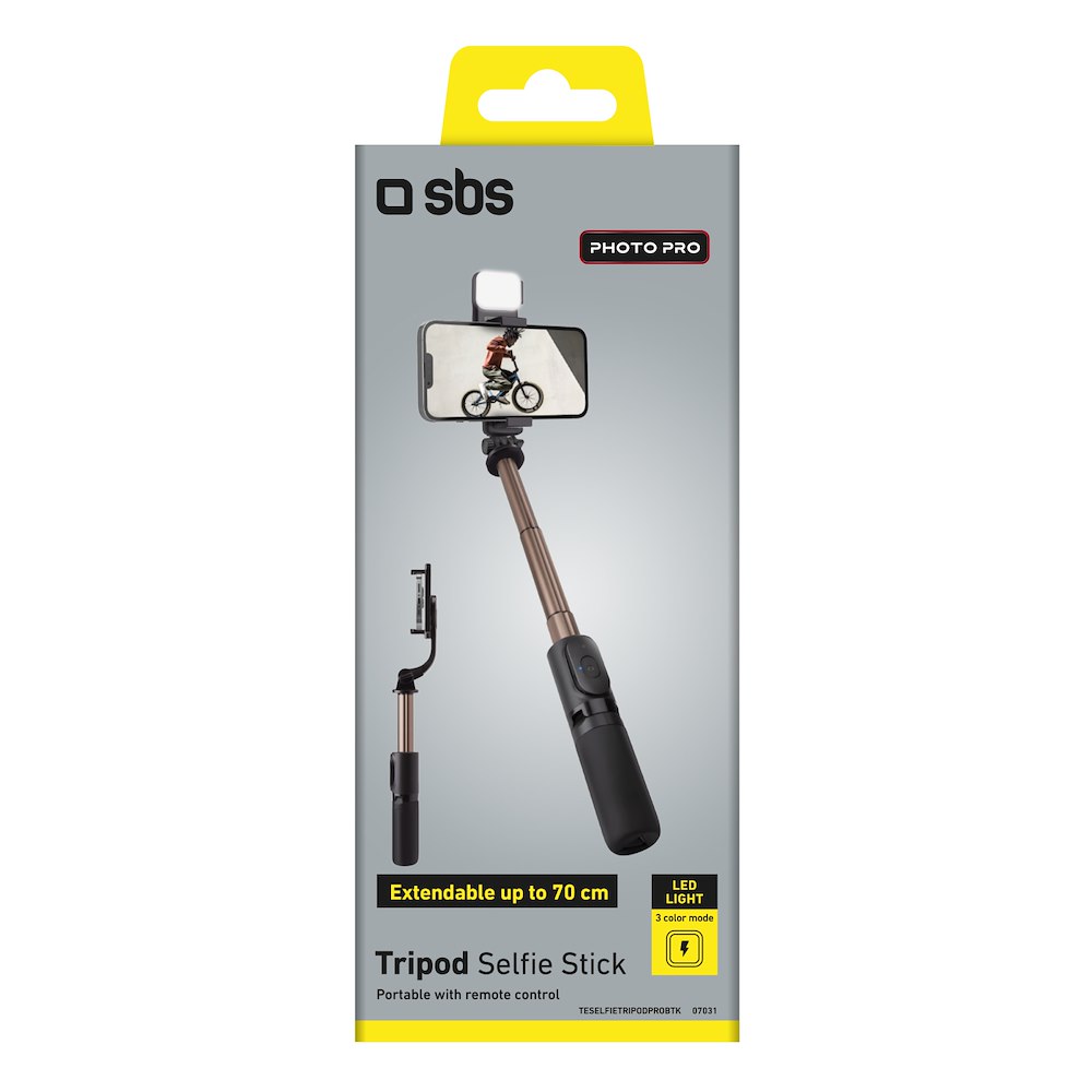 SBS TESELFIETRIPODPROBTK - Asta Selfie Wireless Treppiede