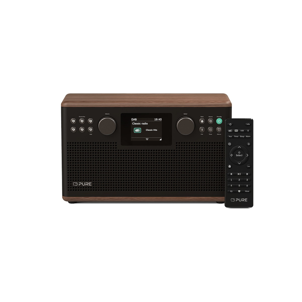 PURE 255049 - DAB+ Radio BT CLASSIC H6 Walnut