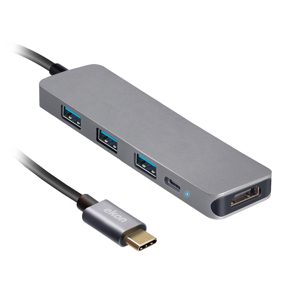 EKON ECITHUBHDMI4USBIN - Ekon USB Hub 4 Ports