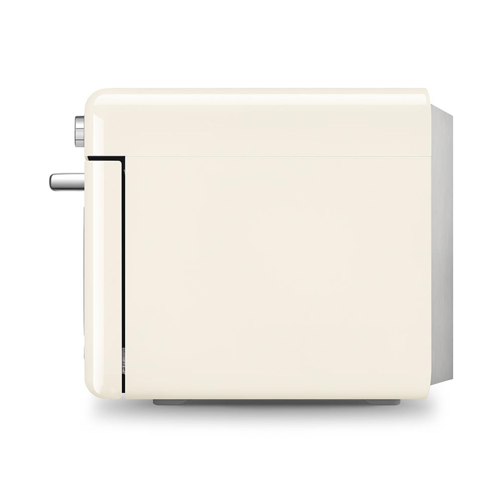 SMEG COF01CREU - Kombi-Dampfgarer 50's Style in Panna