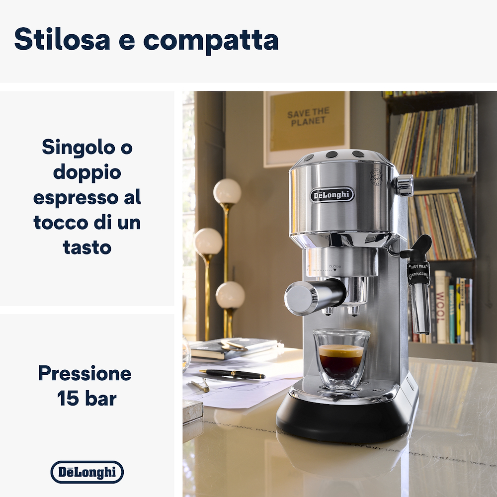 DE LONGHI EC685M - Espressomaschine DEDICA EC685.M