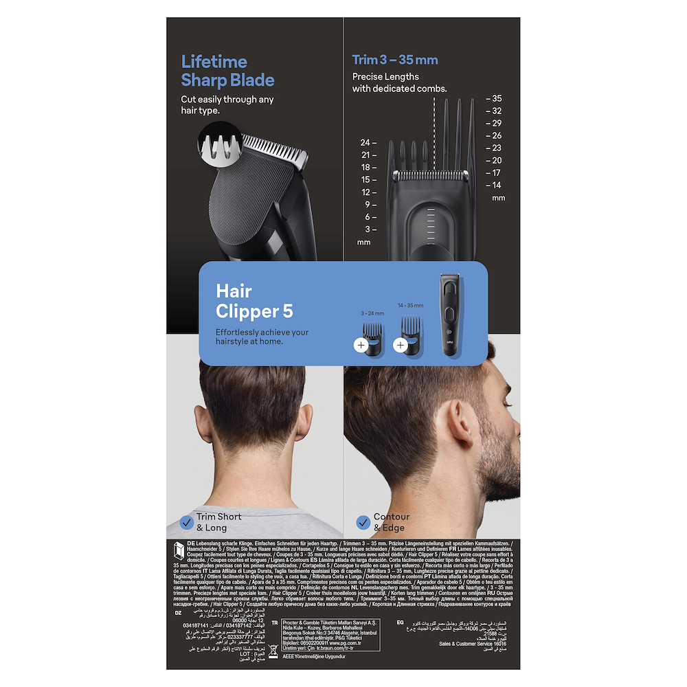 BRAUN HC5330 - Tagliacapelli Braun Series 5 HC5330