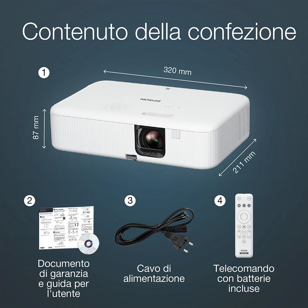 EPSON V11HA85040 - Epson CO-FH02 Proiettore Full HD