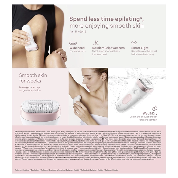Braun SE7000 - Silk-épil 7 Wet & Dry Epilierer