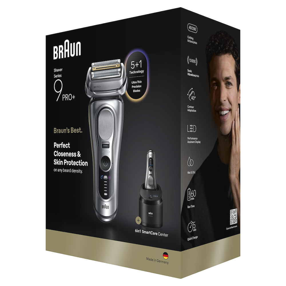 BRAUN 9667CC - Elektrorasierer Silber