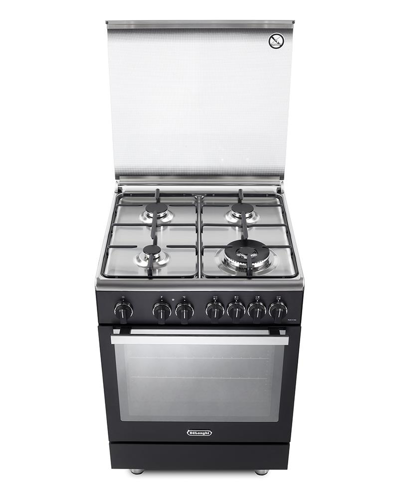 DE LONGHI PEMA64LSG - Cucina a Gas 60cm 4 Fuochi