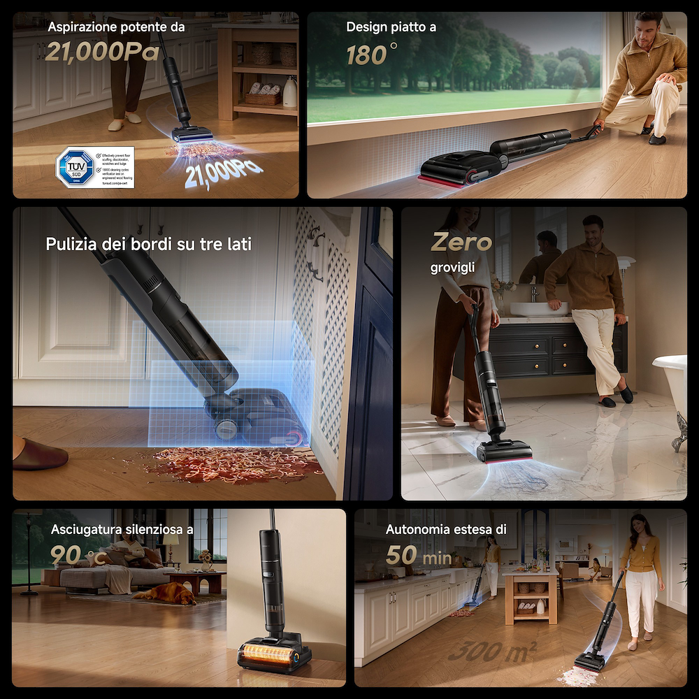 DREAME DREVIMH15S - 2-in-1 Bodenreiniger 400W