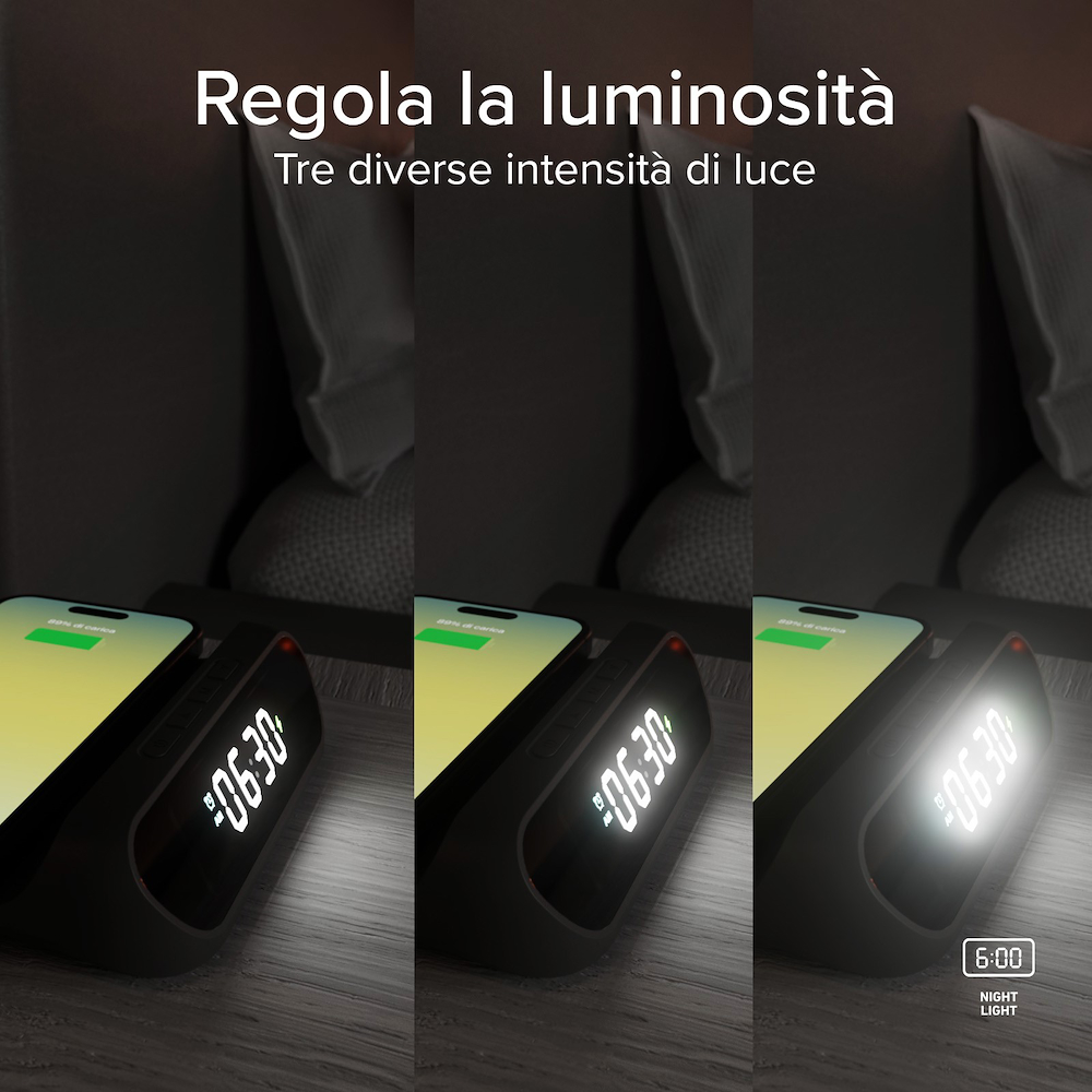 SBS TEWIRCLOCK - 2 in 1 Wireless Wecker