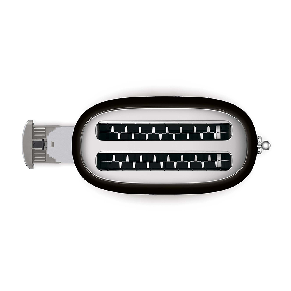 SMEG TSF01BLEU - Tostapane 50's Style Nero LUCIDO