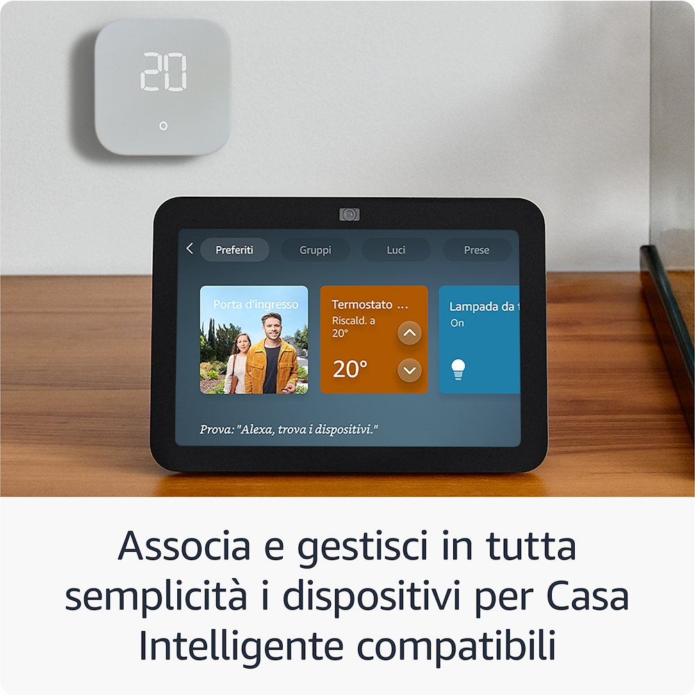 ECHO ECHOSHOW83GENWHITE - Amazon Echo Show 8 (3a generazione) Bianco ECHO ECHOSHOW83GENWHITE - Amazon Echo Show 8 (3a generazione) Bianco