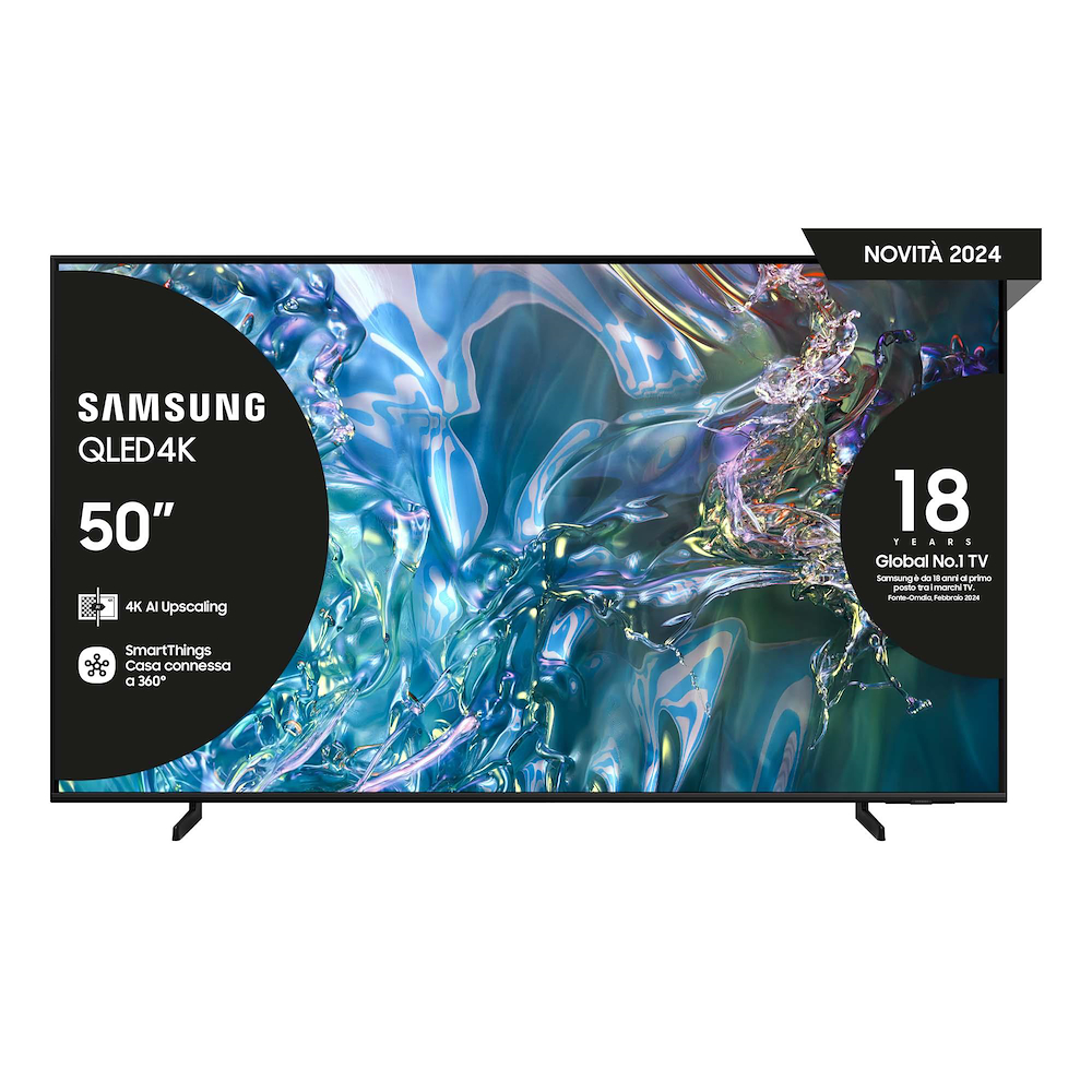 SAMSUNG QE50Q60DAUXZT - Samsung QLED 4K Smart TV Q60D 50 pollici