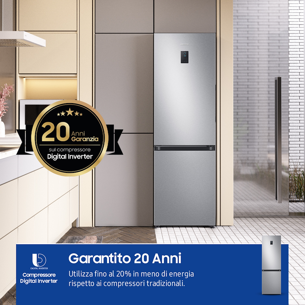 SAMSUNG RB34C672DSAEF - Frigorifero combinato EcoFlex da 344LT