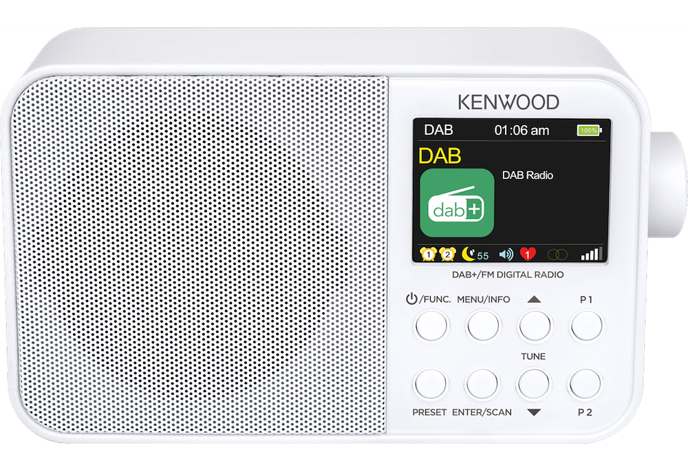 KENWOOD CRM30DABW - CR-M30DAB-W Portables DAB+ Radio