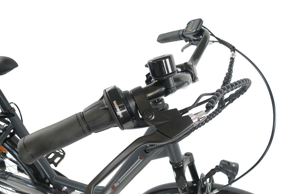 SMARTWAY C4D4SCG - E-Bike Stadt Aluminium 36V 10.4AH Grau