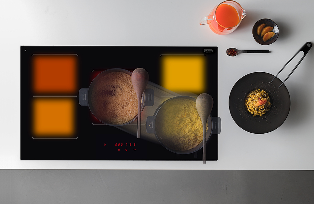 DE LONGHI SLI302 - Induktionskochfeld 30cm mit Schwarzglas