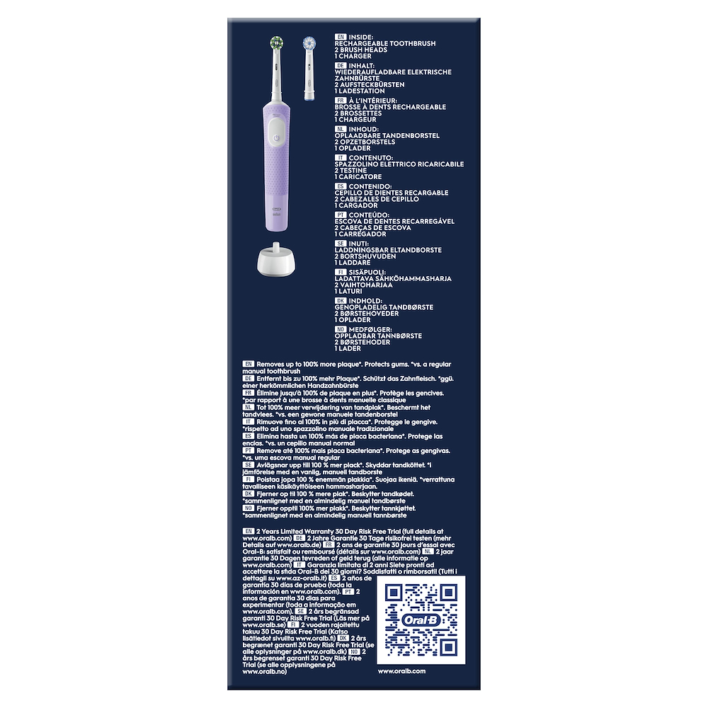 ORAL-B VITALITYPROLILLA - Oral-B Vitality Pro Spazzolino Elettrico Lilla