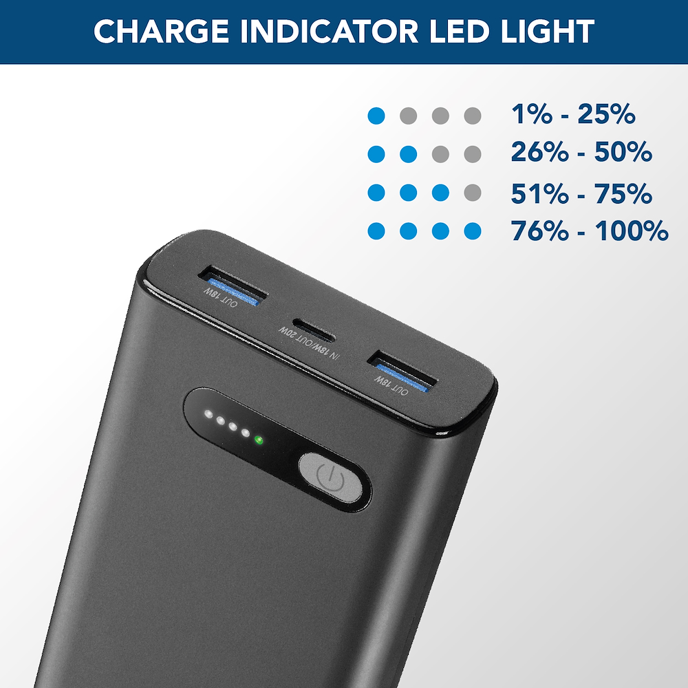 CELLULAR LINE PBFAST01PD20000K - Power Bank Portatile Fast PD 20000mAh