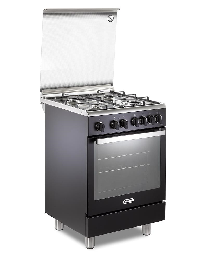 DE LONGHI PEMA64LSG - Cucina a Gas 60cm 4 Fuochi