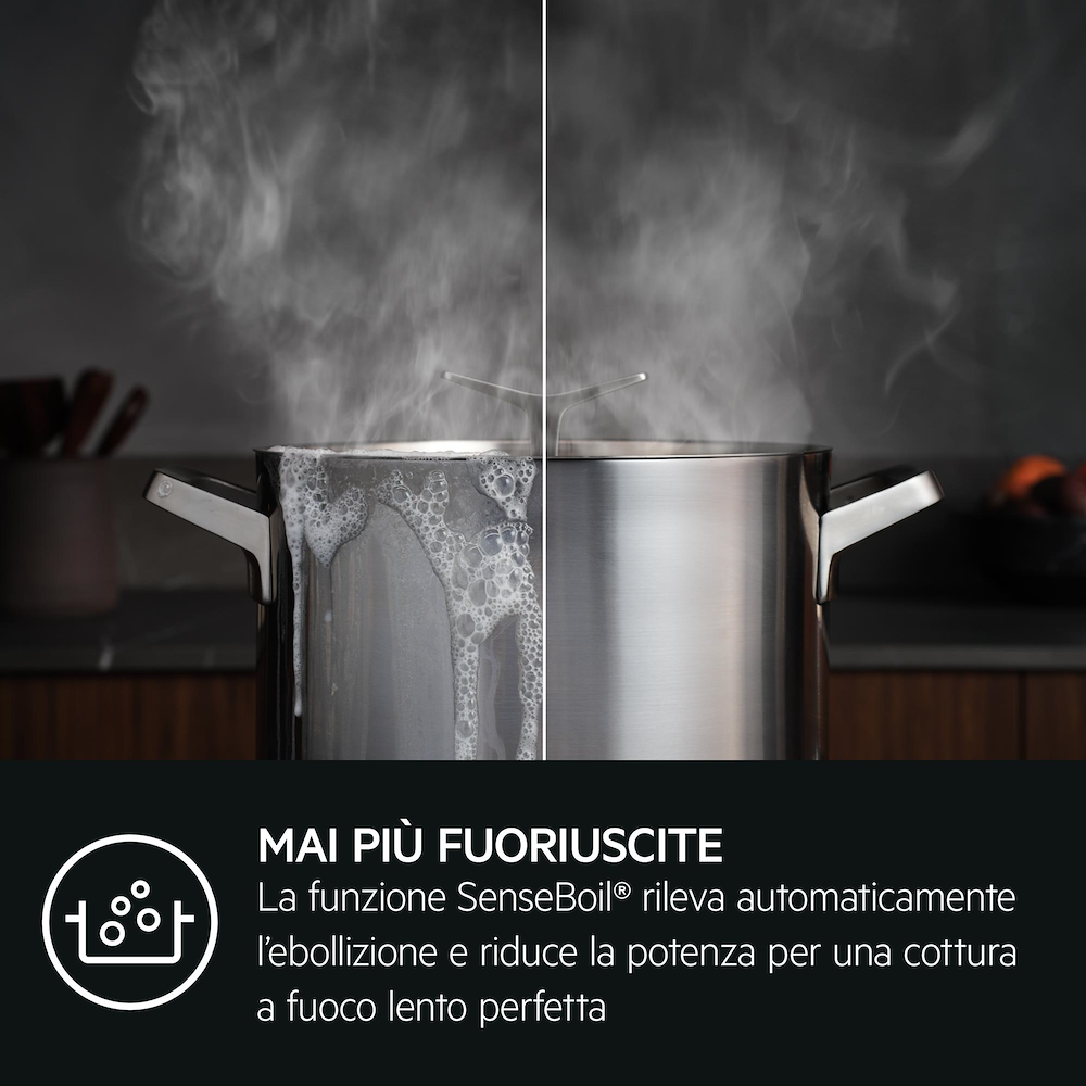 AEG TI84IB30IZ - Induktionskochfeld 80 cm mit SenseBoil AEG TI84IB30IZ - Induktionskochfeld 80 cm mit SenseBoil