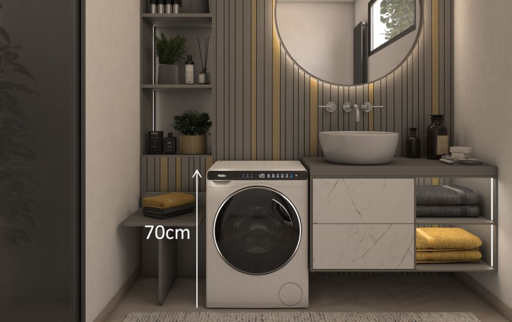 HAIER HW50BP12307 - Lavatrice Slim Haier 5kg WiFi