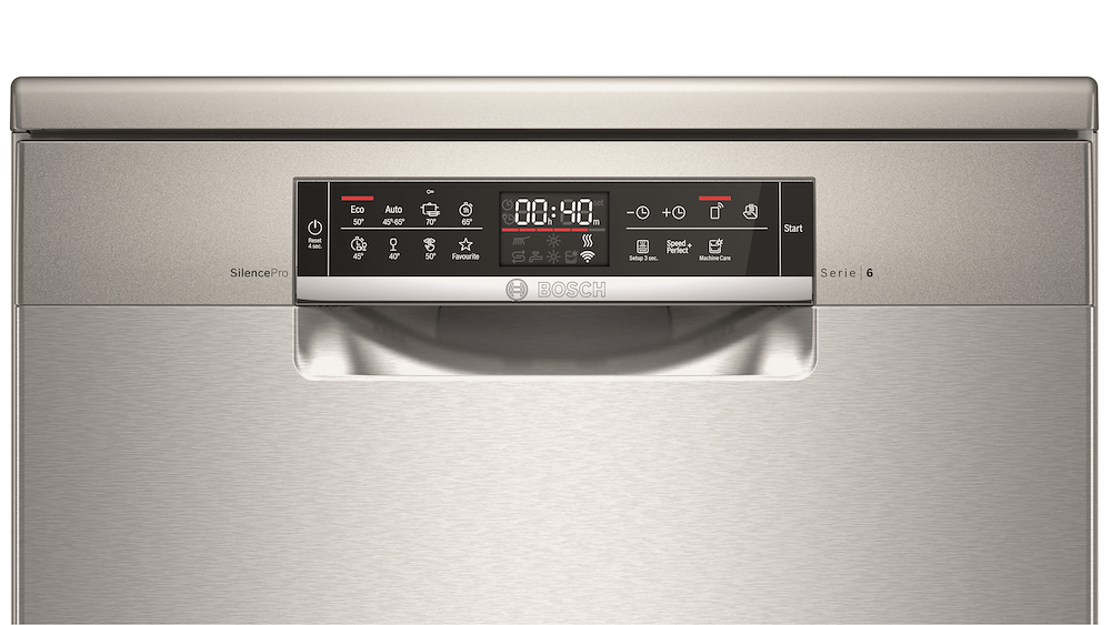 BOSCH SMS6EDI63E - Bosch Serie 6 SMS6EDI63E Freistehender Geschirrspüler, 60 cm, Edelstahl