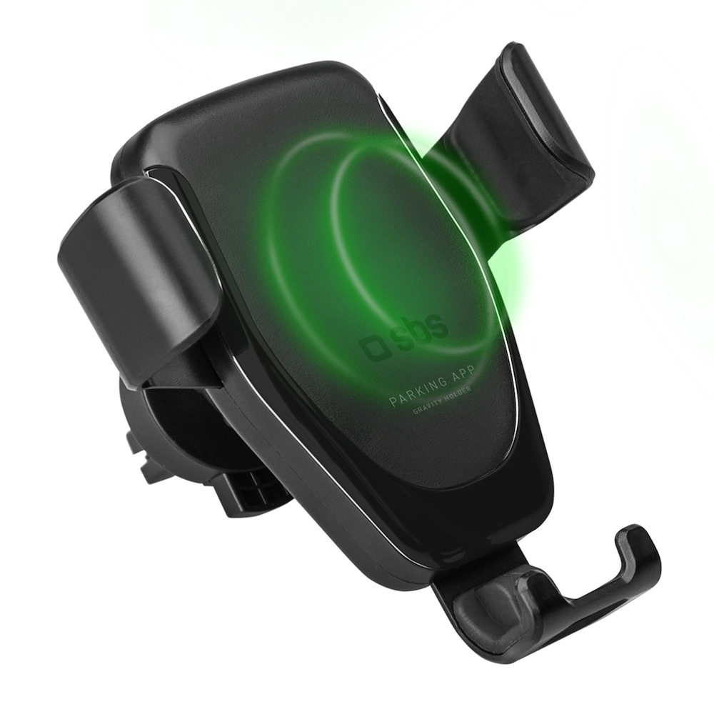 SBS TESUPPWIR10WTAG - Supporto auto wireless con ricarica 10W