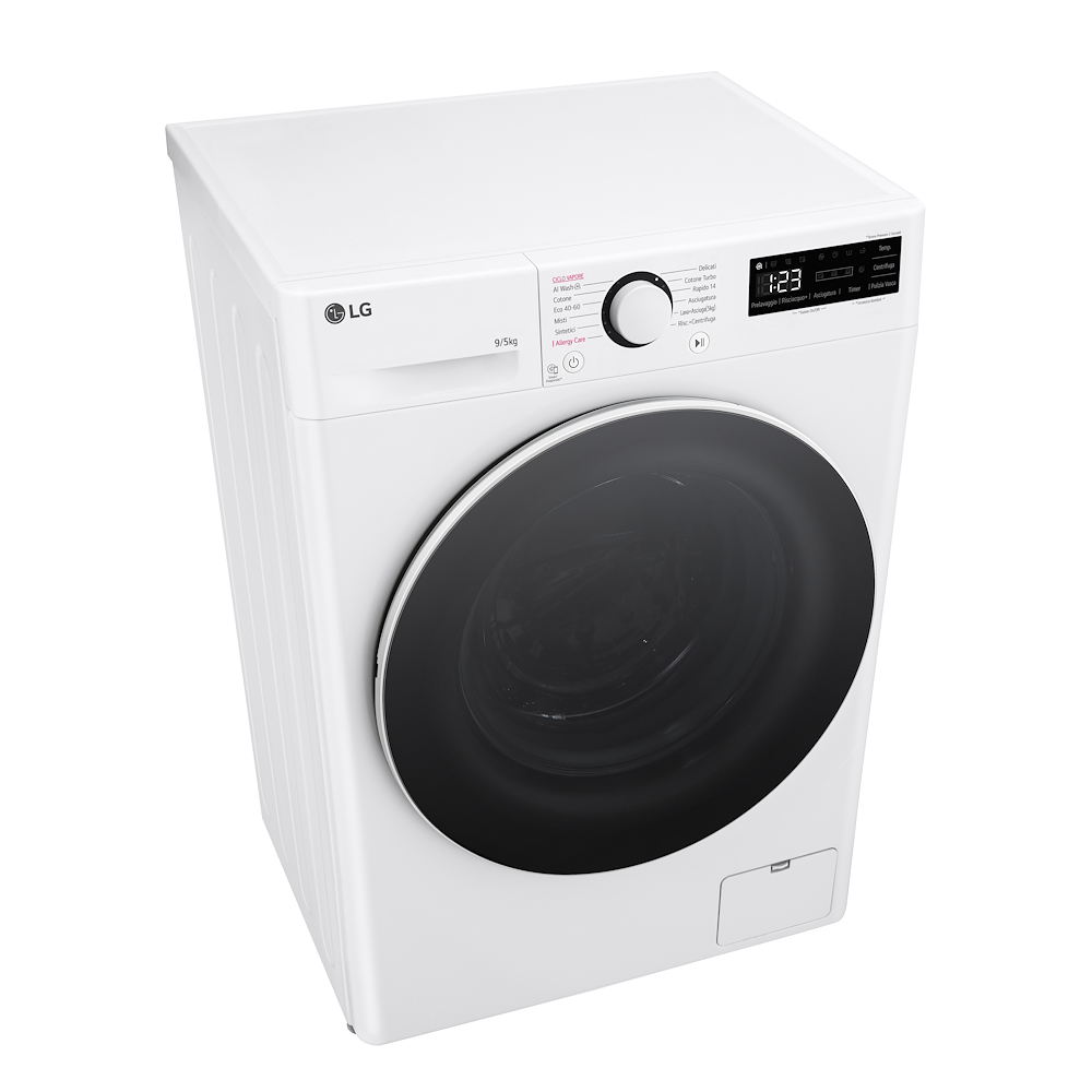 LG D2R5S09TSWW - Slim Waschmaschine und Trockner 9/5kg