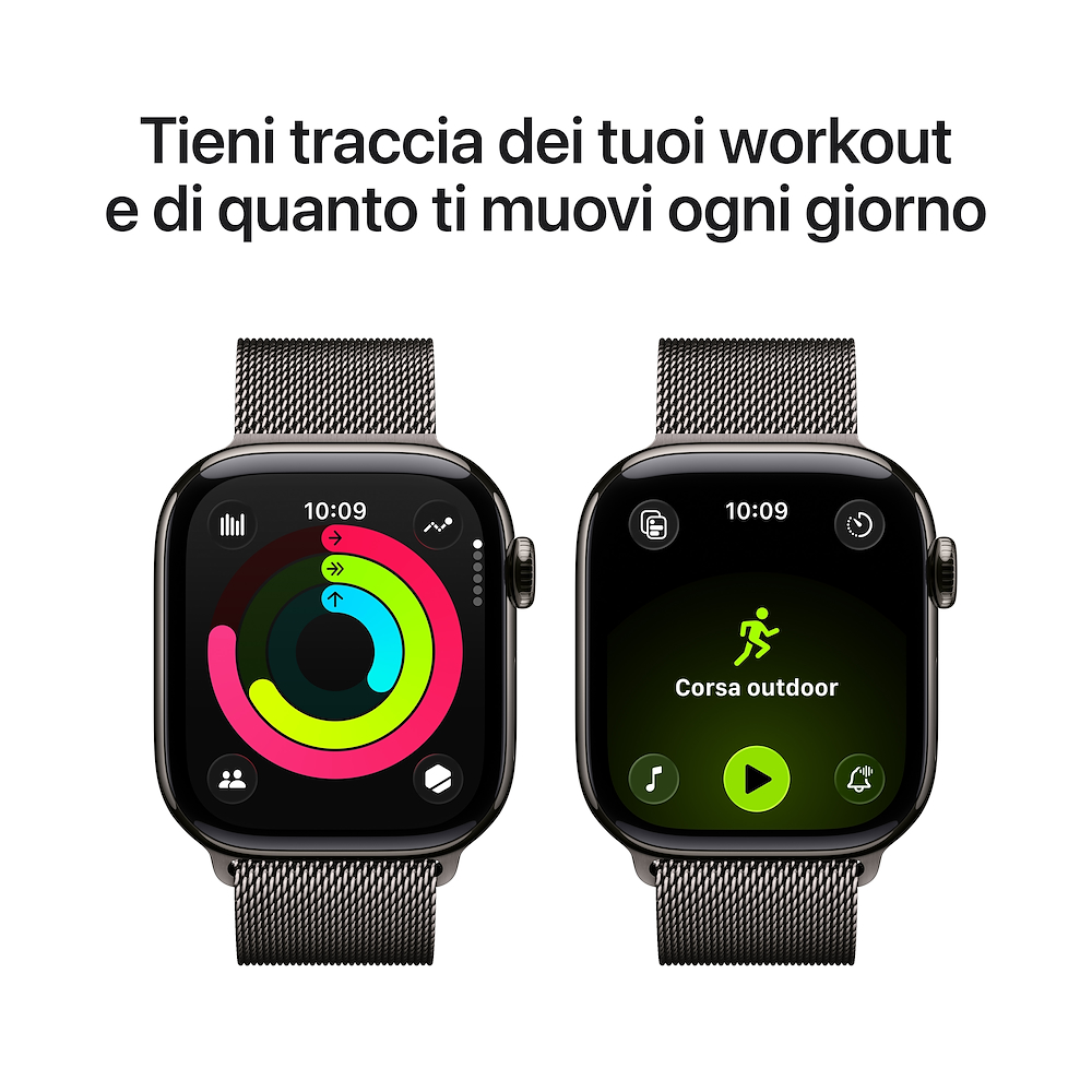 APPLE MF8U4QLA - Apple Watch 11 GPS Titan Edelstahl