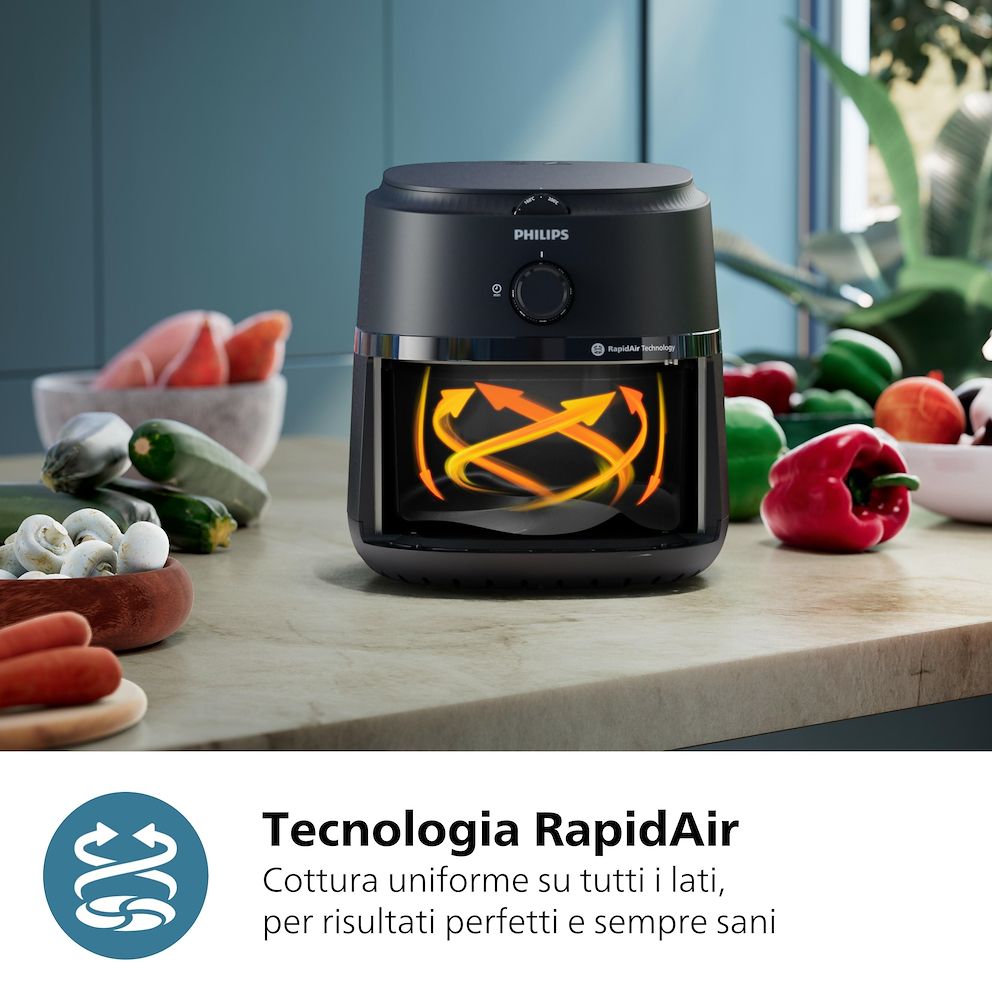 PHILIPS NA120 - Friggitrice ad aria Philips Airfryer NA120 4,2L