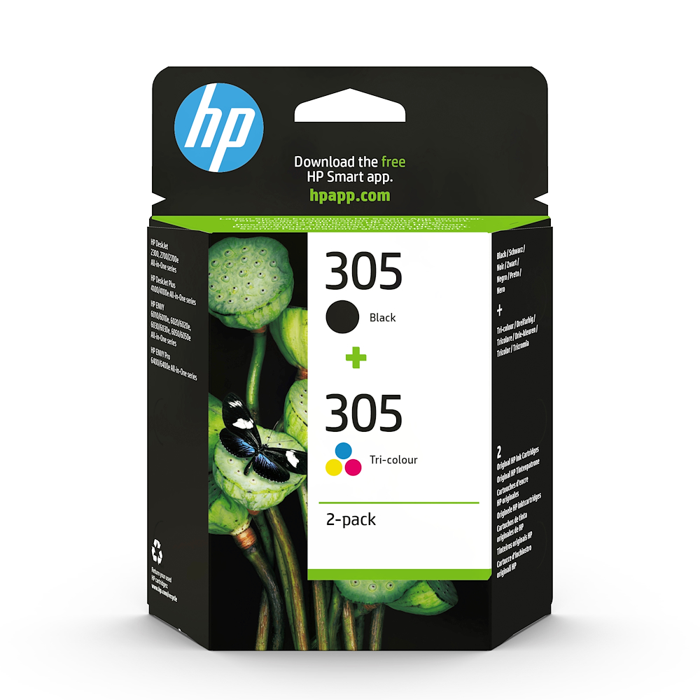 HP 6ZD17AEBL - Cartucce  305 Nero e Colore