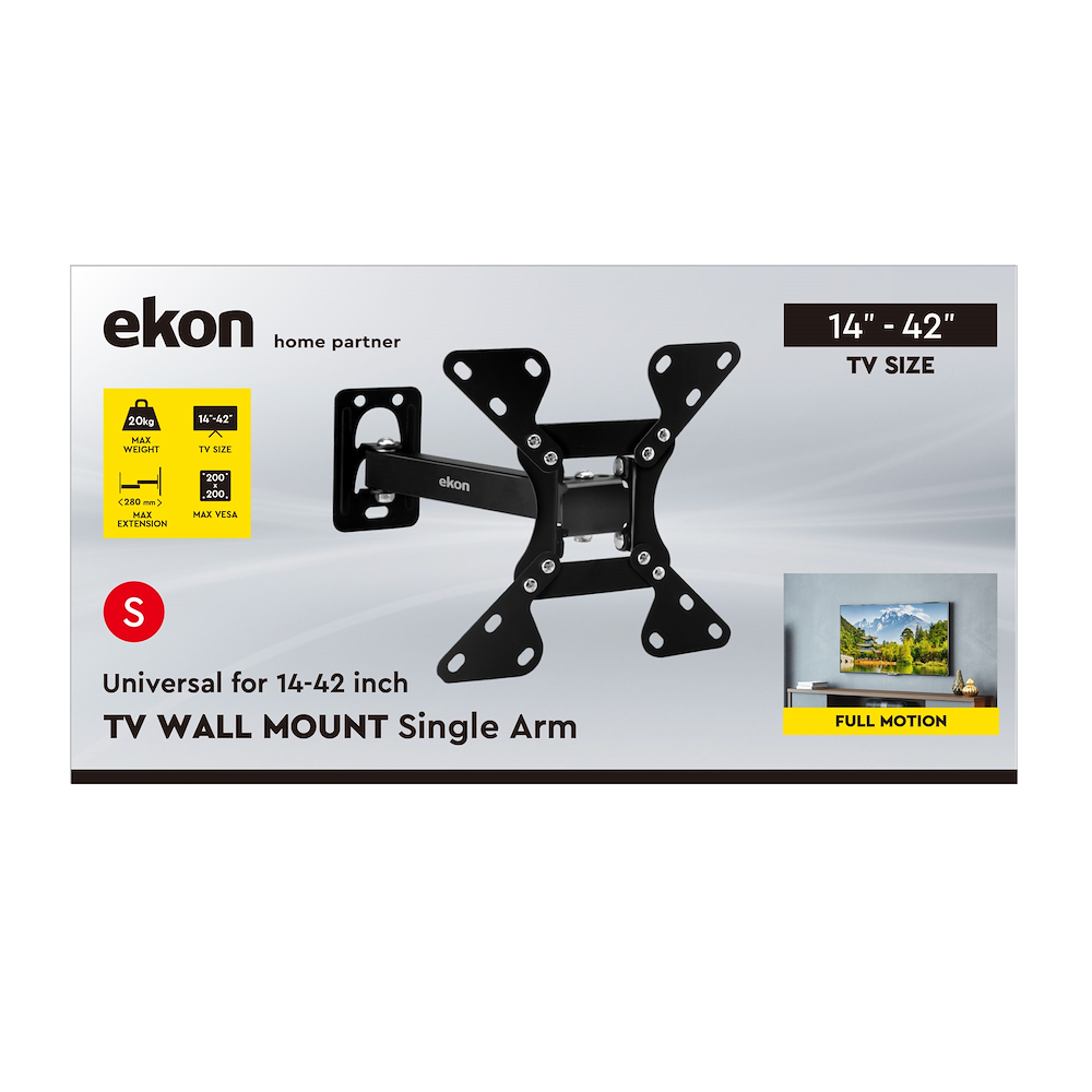 EKON ECTVOR42INCH20KG - Wandhalterung für TV mit Drehfunktion