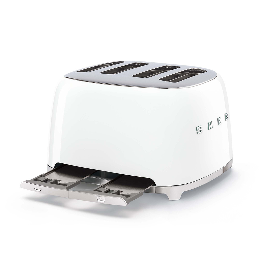 SMEG TSF03WHEU - Toaster 4 Scheiben Vintage