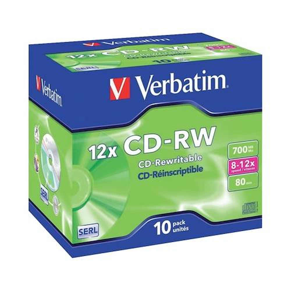 VERBATIM 43148 - CD-RW DataLifePlus 700MB 10er Pack