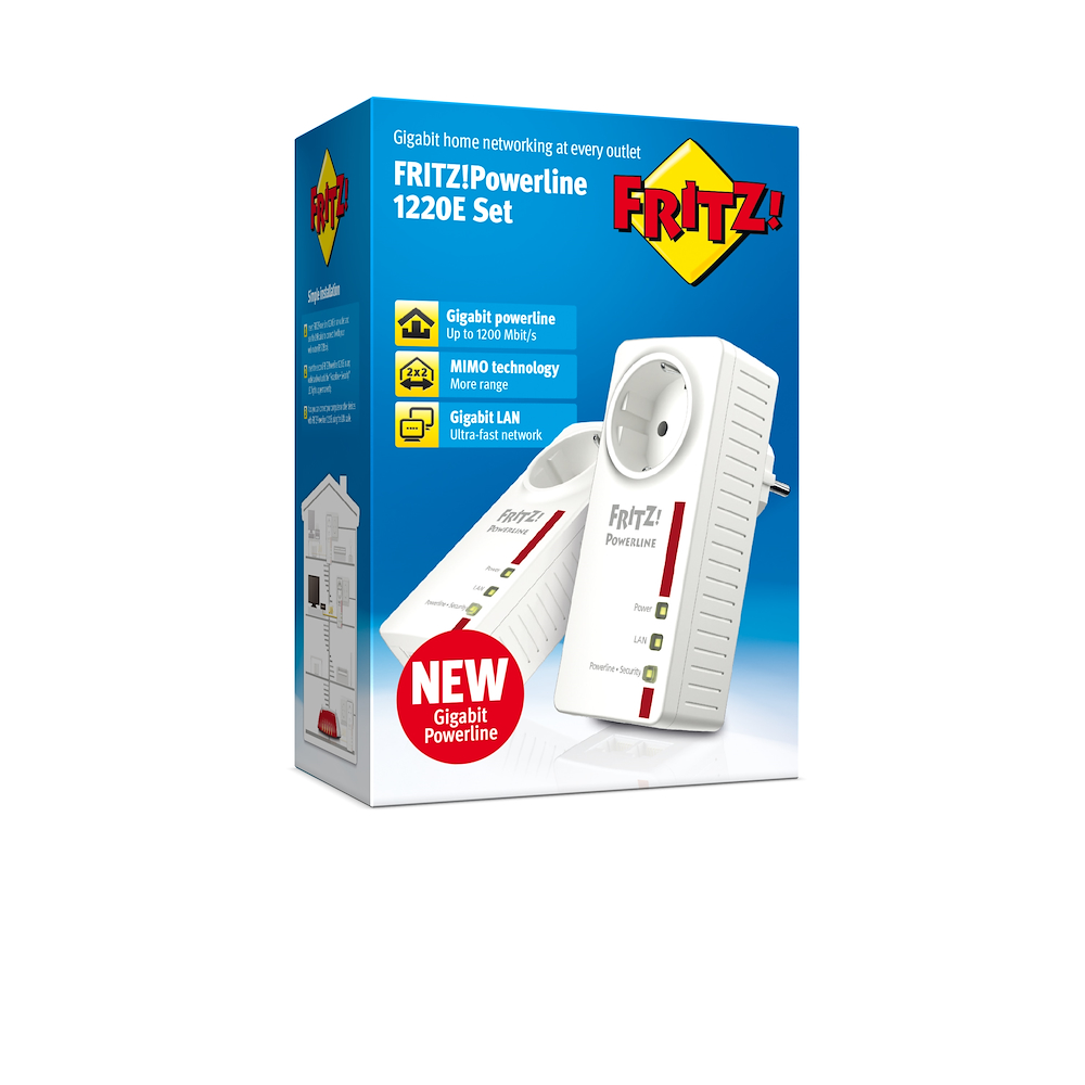 FRITZ! 20002753 - Powerline 1220E Set 1200 Mbit/s