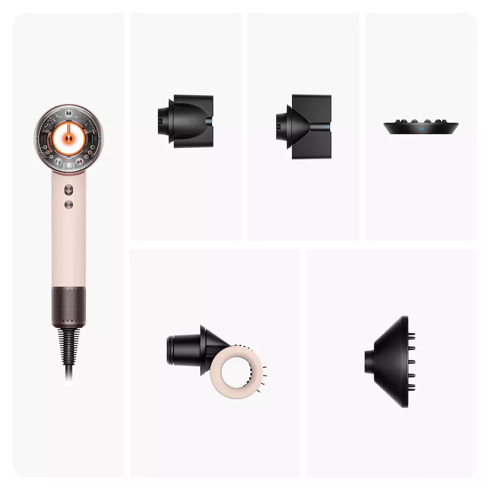 DYSON SUPERSONICNURALCIPRIAOROR - Asciugacapelli Dyson 1600W 4Temperature Rosa