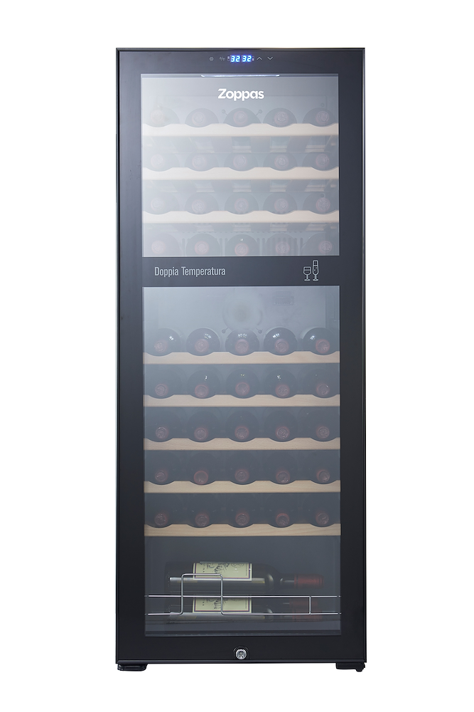 ZOPPAS HZWC54L8D - Frigo Cantina 54 Bottiglie Doppia Zona ZOPPAS HZWC54L8D - Frigo Cantina 54 Bottiglie Doppia Zona