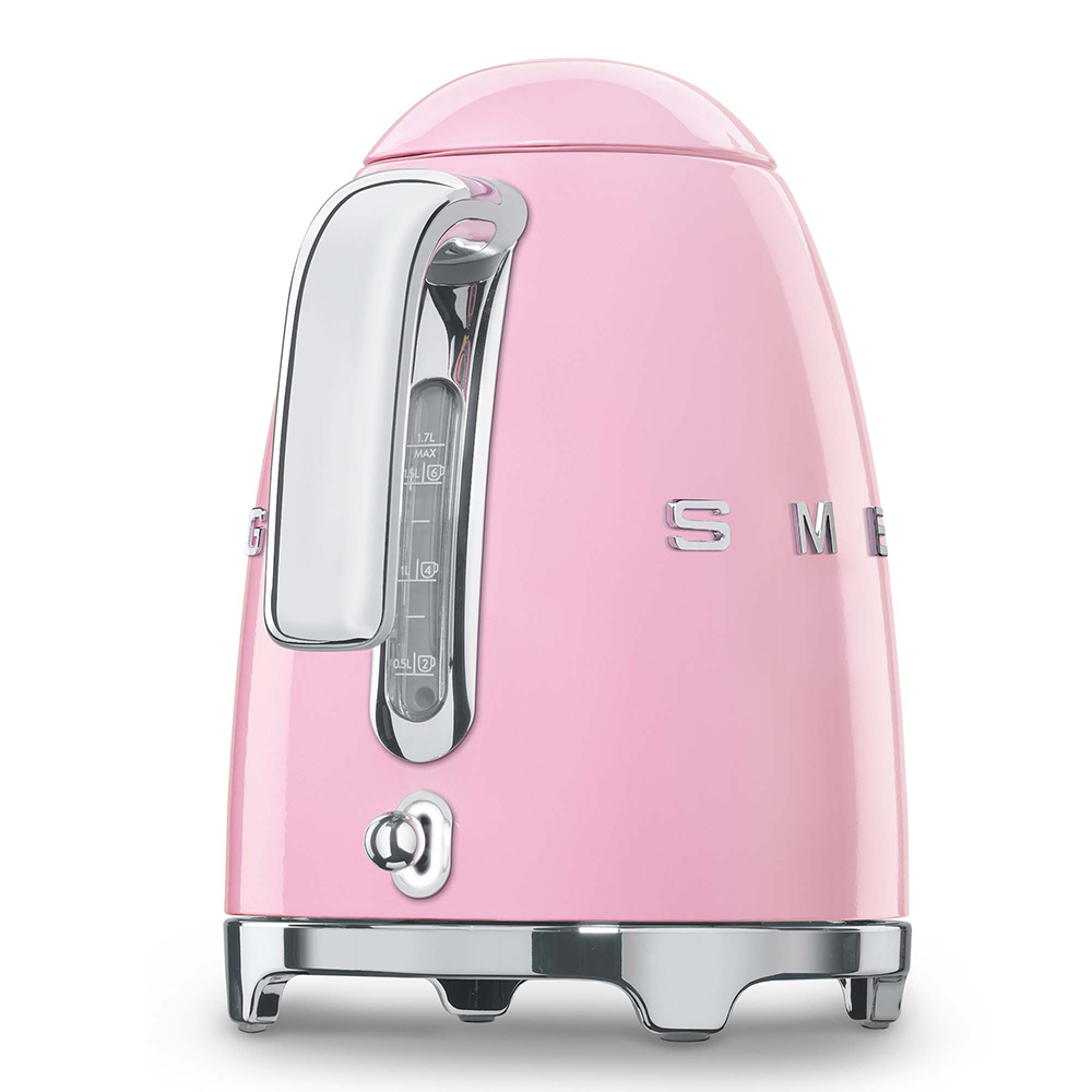 SMEG KLF03PKEU - Elektro Wasserkocher 50er Stil Rosa