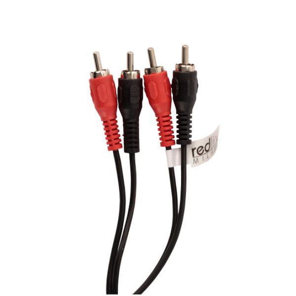 REDLINE RDL2122 - Cavo audio RCA 1,5 metri REDLINE RDL2122 - Cavo audio RCA 1,5 metri