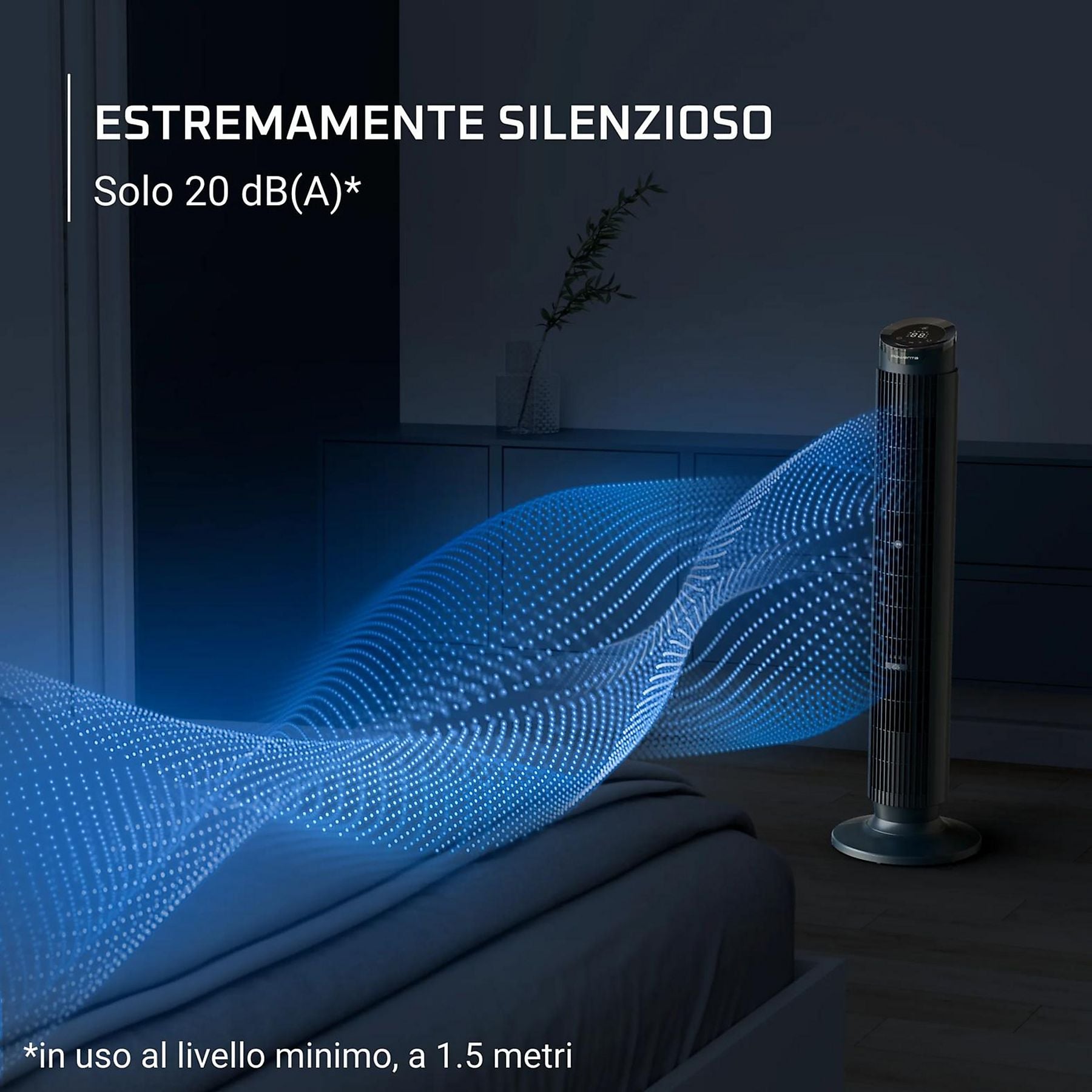 Rowenta VU7050 - Eole Silence Force Turmventilator