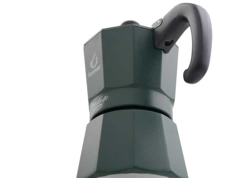 FOREVER MISS MOKA PRESTIGE ALU-INDU. GRÜN MATT 3 TASSEN