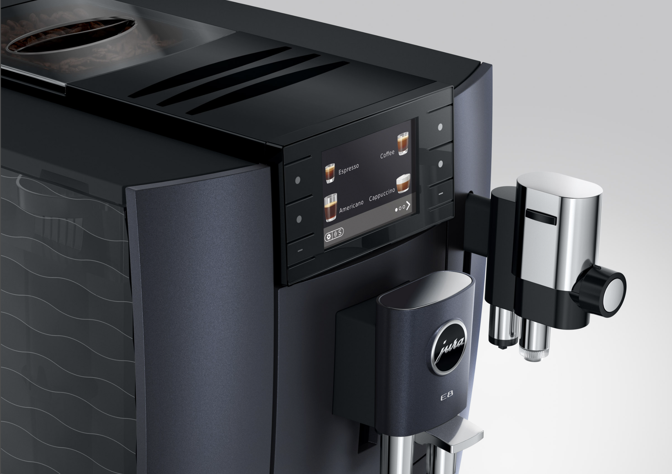 JURA E8COSMICBLACK - Macchina automatica per caffè Cosmic Black