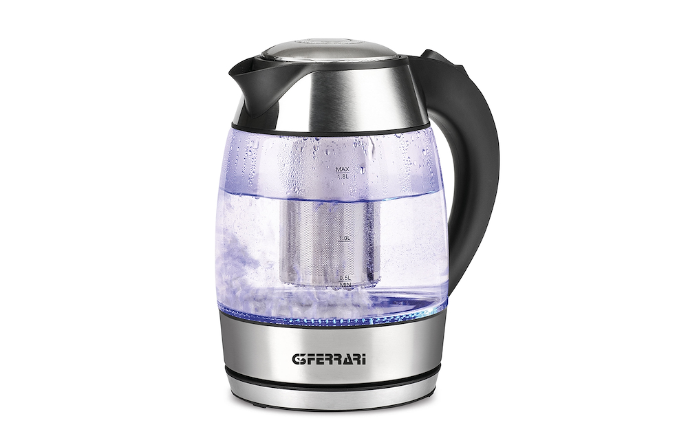 G3 FERRARI G10066 - Traditioneller Wasserkocher 2200W mit 1,8L Kapazität