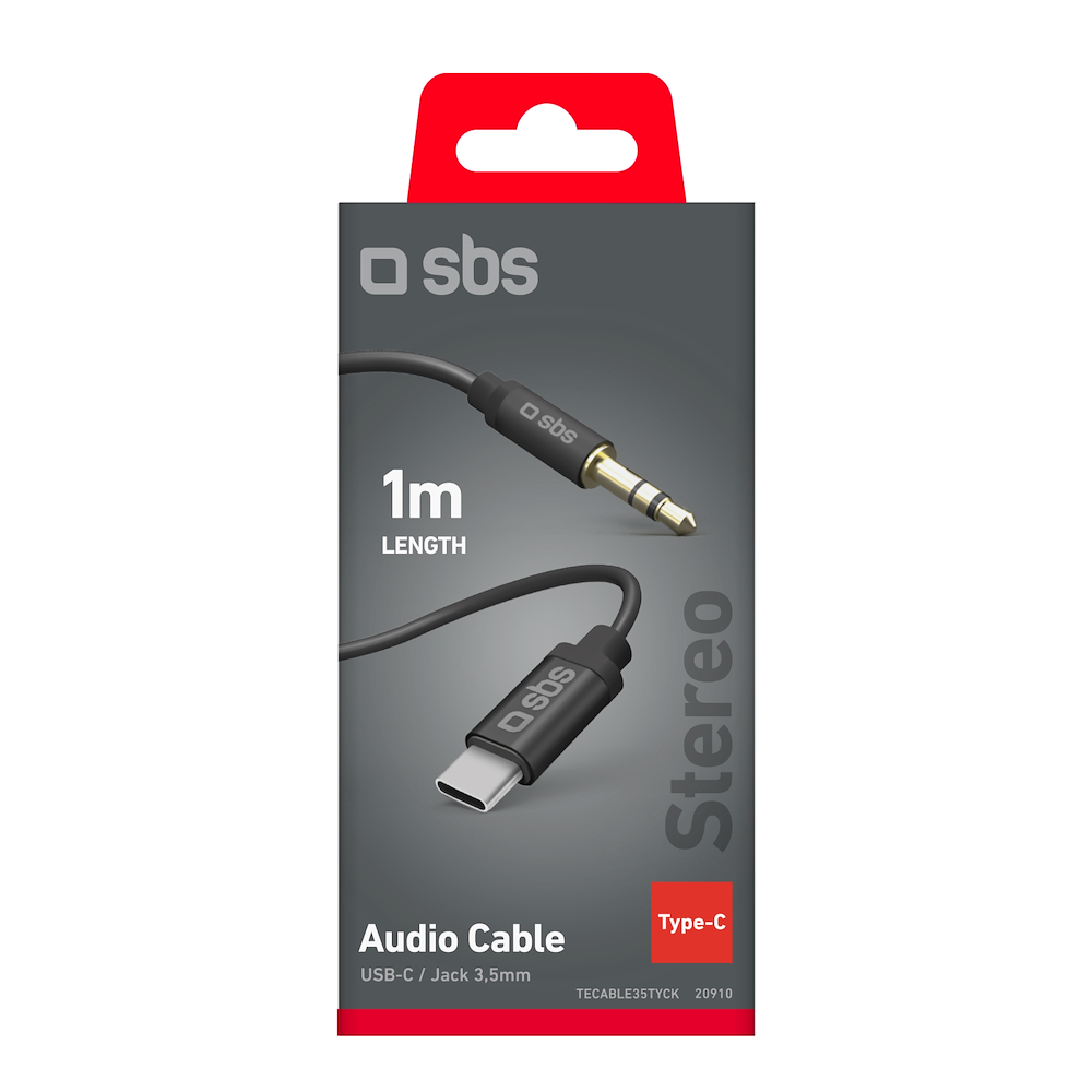 SBS TECABLE35TYCK - Adapter USB-C und 3.5 mm Klinke